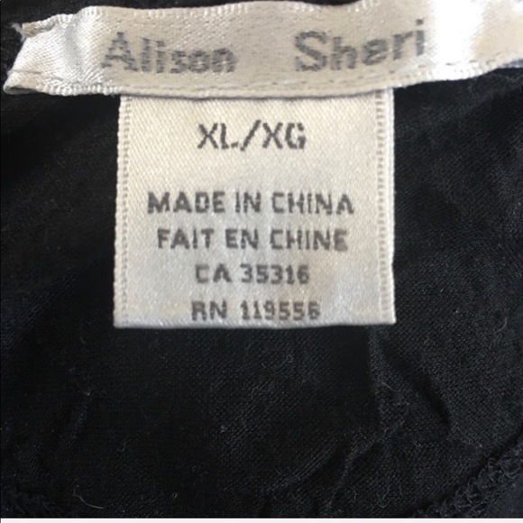 Alison Sheri XL Flared Short Sleeve Wrikled Top - Picture 5 of 7